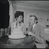Ruby Dee and James Broderick in the stage production Wedding Band