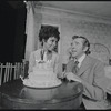 Ruby Dee and James Broderick in the stage production Wedding Band