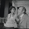 Ruby Dee and James Broderick in the stage production Wedding Band