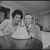 Ruby Dee and James Broderick in the stage production Wedding Band