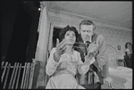 Ruby Dee and James Broderick in the stage production Wedding Band