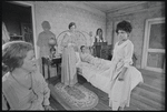 Jean David, Polly Holliday, James Broderick and Ruby Dee in the stage production Wedding Band