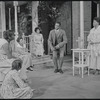 Nancy McDuffie, Juanita Clark, Clarice Taylor, Ruby Dee, Albert Hall and Hilda Haynes in the stage production Wedding Band