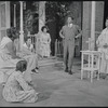 Nancy McDuffie, Juanita Clark, Clarice Taylor, Ruby Dee, Albert Hall and Hilda Haynes in the stage production Wedding Band
