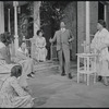 Nancy McDuffie, Juanita Clark, Clarice Taylor, Ruby Dee, Albert Hall and Hilda Haynes in the stage production Wedding Band