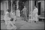 Nancy McDuffie, Juanita Clark, Clarice Taylor, Ruby Dee, Albert Hall and Hilda Haynes in the stage production Wedding Band