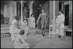 Nancy McDuffie, Juanita Clark, Clarice Taylor, Ruby Dee, Albert Hall and Hilda Haynes in the stage production Wedding Band