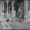 Nancy McDuffie, Juanita Clark, Clarice Taylor, Ruby Dee, Albert Hall and Hilda Haynes in the stage production Wedding Band