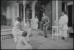 Nancy McDuffie, Juanita Clark, Clarice Taylor, Ruby Dee, Albert Hall and Hilda Haynes in the stage production Wedding Band