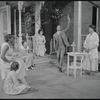 Nancy McDuffie, Juanita Clark, Clarice Taylor, Ruby Dee, Albert Hall and Hilda Haynes in the stage production Wedding Band