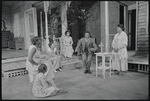 Nancy McDuffie, Juanita Clark, Clarice Taylor, Ruby Dee, Albert Hall and Hilda Haynes in the stage production Wedding Band