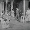 Nancy McDuffie, Juanita Clark, Clarice Taylor, Ruby Dee, Albert Hall and Hilda Haynes in the stage production Wedding Band