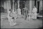 Nancy McDuffie, Juanita Clark, Clarice Taylor, Ruby Dee, Albert Hall and Hilda Haynes in the stage production Wedding Band
