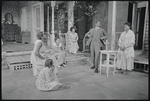Nancy McDuffie, Juanita Clark, Clarice Taylor, Ruby Dee, Albert Hall and Hilda Haynes in the stage production Wedding Band
