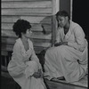 Ruby Dee and Juanita Clark in the stage production Wedding Band