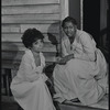 Ruby Dee and Juanita Clark in the stage production Wedding Band