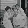 Ruby Dee and Juanita Clark in the stage production Wedding Band