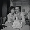 Ruby Dee and Robert Loggia in the stage production Wedding Band
