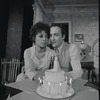 Ruby Dee and Robert Loggia in the stage production Wedding Band