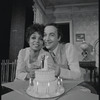 Ruby Dee and Robert Loggia in the stage production Wedding Band