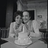 Ruby Dee and Robert Loggia in the stage production Wedding Band