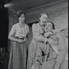 Polly Holliday, Jean David and Robert Loggia in the stage production Wedding Band
