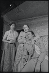 Polly Holliday, Jean David and Robert Loggia in the stage production Wedding Band