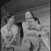 Polly Holliday, Jean David and Robert Loggia in the stage production Wedding Band