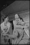 Polly Holliday, Jean David and Robert Loggia in the stage production Wedding Band