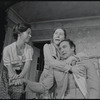 Polly Holliday, Jean David and Robert Loggia in the stage production Wedding Band