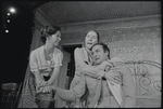 Polly Holliday, Jean David and Robert Loggia in the stage production Wedding Band