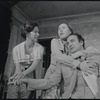 Polly Holliday, Jean David and Robert Loggia in the stage production Wedding Band