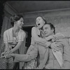 Polly Holliday, Jean David and Robert Loggia in the stage production Wedding Band