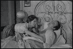 Polly Holliday and Robert Loggia in the stage production Wedding Band