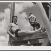 On Saturday afternoons and Sundays boys and children from nearby farms and neighborhoods go swimming in Lake Providence, Louisiana