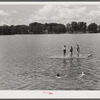 On Saturday afternoons and Sundays boys and children from nearby farms and neighborhoods go swimming in Lake Providence, Louisiana