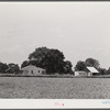 Project family's home and barns. Transylvania Project, Louisiana