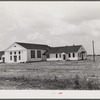 The school and community building. Transylvania Project, Louisiana