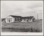 The school and community building. Transylvania Project, Louisiana