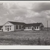 The school and community building. Transylvania Project, Louisiana
