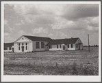 The school and community building. Transylvania Project, Louisiana