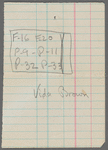 Photographer's notes on Vida Brown photo session