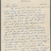 Letter from Margery Beddow to Radford Bascome