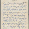 Letter from Margery Beddow to Radford Bascome