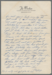 Letter from Margery Beddow to Radford Bascome
