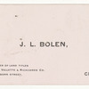 Bolen, John L