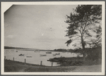 View of Three Mile Harbor, with boats. Three Mile Harbor, East Hampton