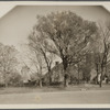 John Howard Payne house and windmill. East side Main Street. Episcopal Church on right. East Hampton, East Hampton