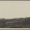 View of Parsons Garage and Parsons Inn. Hither Plain. View from hills. Montauk, East Hampton