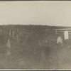 View of old cemetery. About 200ft west of site of First House, north of roadway, 3 miles west of Hither Plain Life Saving Station, 7  mi. east of Amagansett. 13 headstones, 9 with footstones, 1763-1821. Montauk, East Hampton